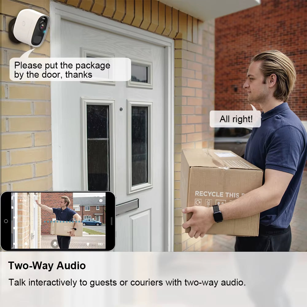 Vomli™ Wireless Cameras for Home Outdoor Security