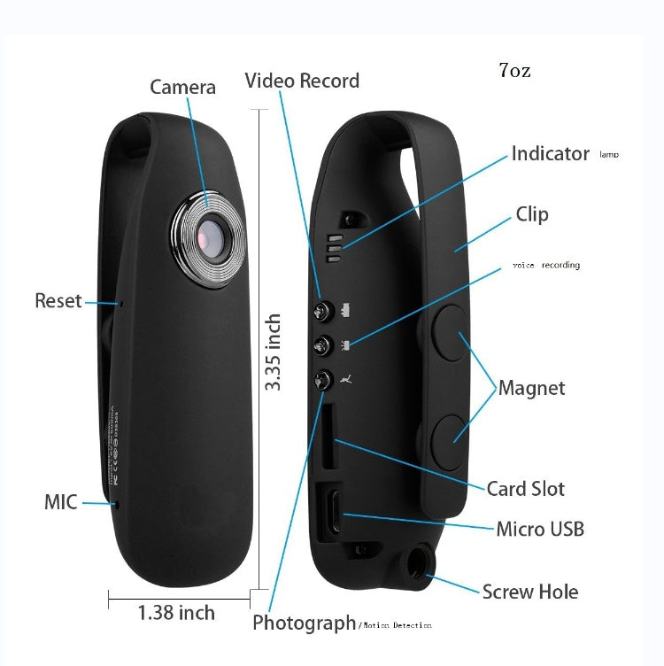 Vomli™ Detect Clip Body Camera
